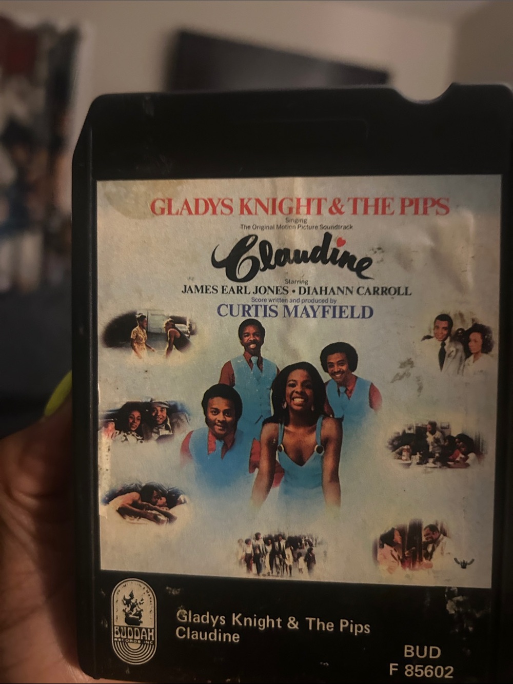 Vintage Gladys Knight & The Pips Claudine 8-Track Tape Soul R&B